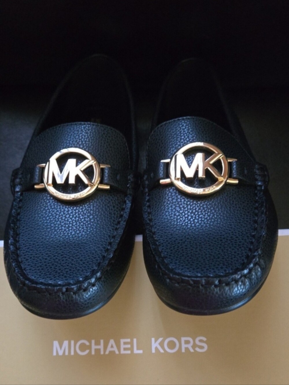 NWT Michael Kors Mocasin Fulton Driver Faux Leather Size US 5.5M